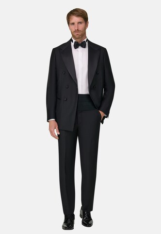 Boggi Milano Regular fit Business-colbert in Zwart: voorkant