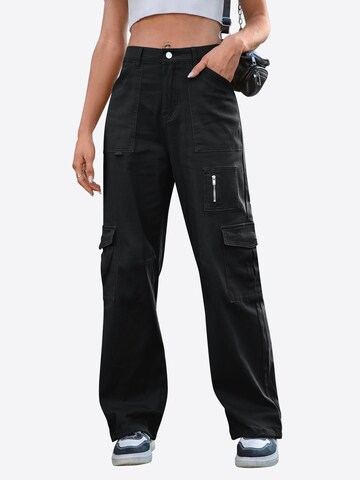 IVIR Regular Cargo Pants 'Arbeit' in Black