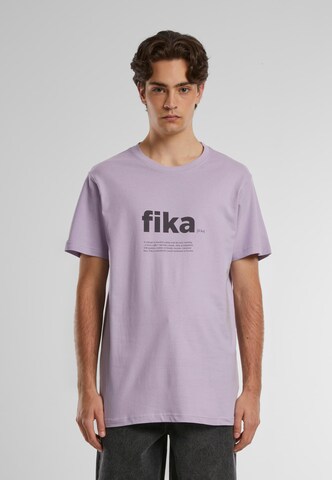 Mister Tee Majica 'Fika Definition' | vijolična barva: sprednja stran