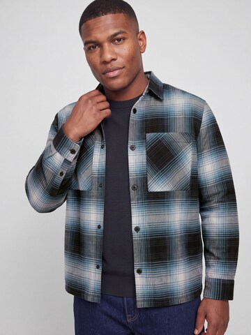 JACK & JONES Regular fit Button Up Shirt in Blue