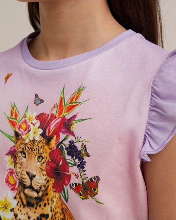 T-Shirt WE Fashion en violet