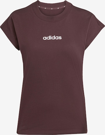 ADIDAS SPORTSWEAR Performance shirt 'Essentials' in Brown: front