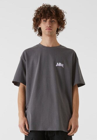 Lost Youth Shirt 'Flowers' in Grey: front