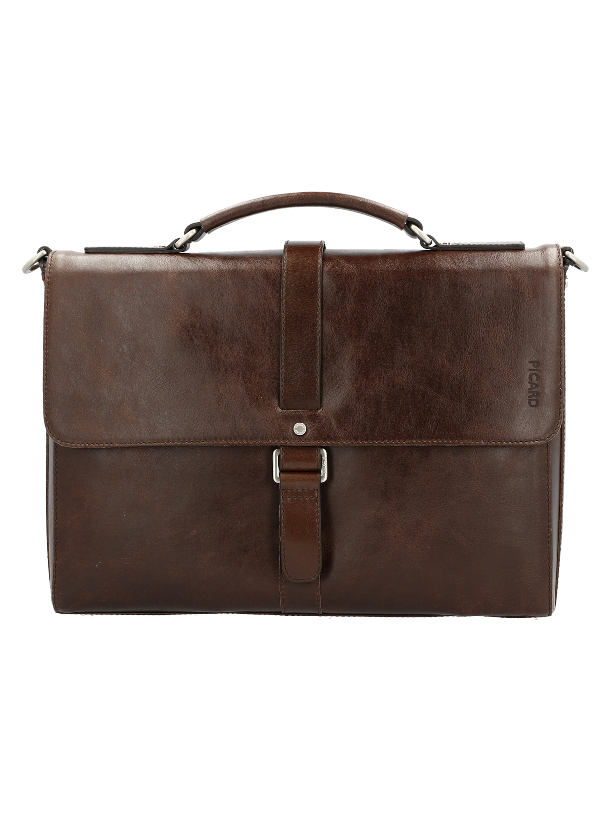 Picard Document Bag 'Buddy' in Brown: front