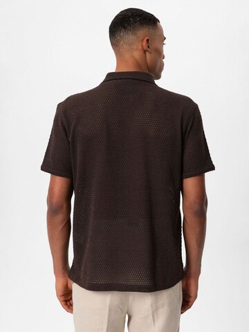 Antioch Comfort Fit Hemd in Braun