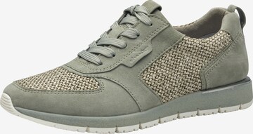 TAMARIS Sneakers laag in Groen: voorkant