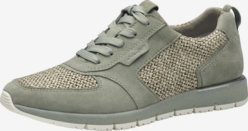 TAMARIS Sneakers laag in Groen: voorkant