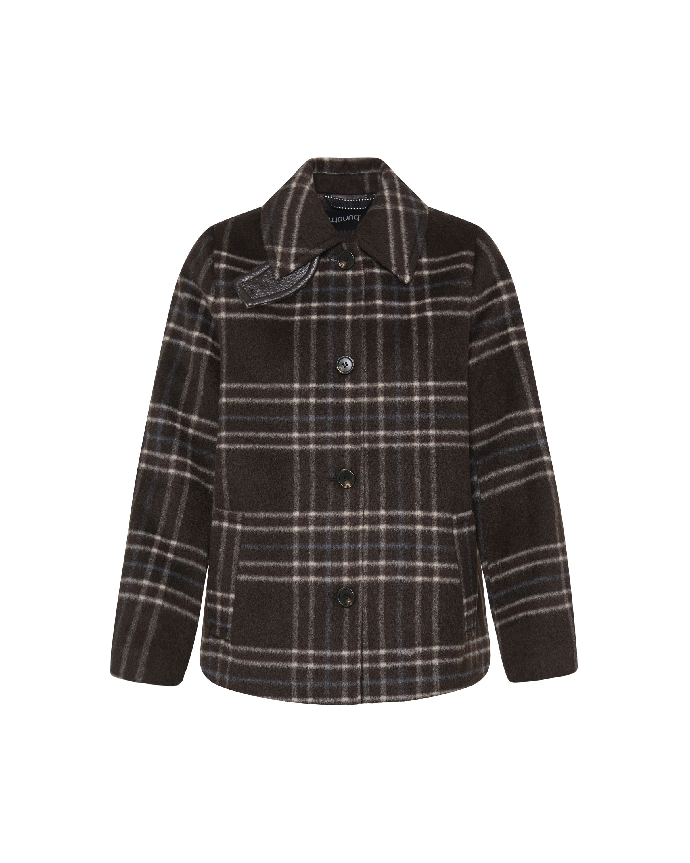 b.young Between-season jacket in XS in Mottled brown, Item view