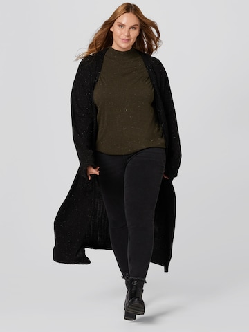 Guido Maria Kretschmer Curvy Cardigan 'Laura' in Schwarz