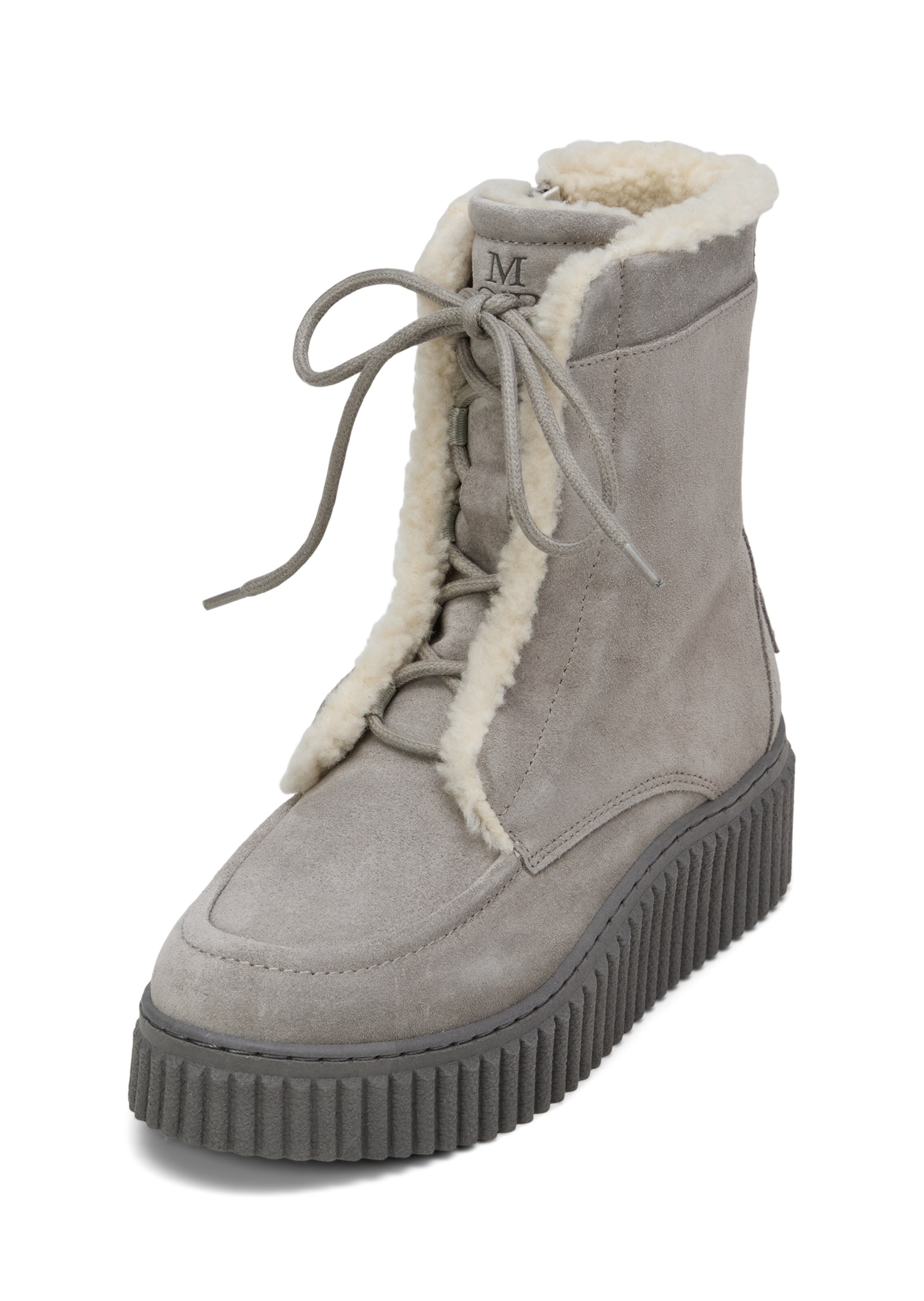 Bottes à lacets 'Model Bianca' Marc O'Polo en gris : devant