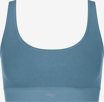 SLOGGI Bralette Bra ' EVER Ease Top ' in Blue: front