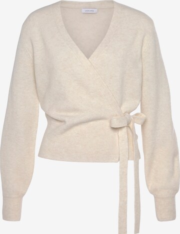 Cardigan LASCANA en beige : devant