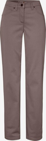 TONI Regular Pants in Brown: front