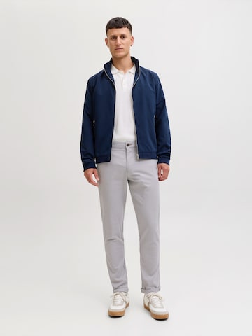 JACK & JONES Slimfit Hose 'JPSTMARCO JJFURY' in Grau