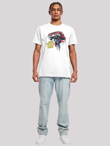F4NT4STIC Shirt 'Superman New Ride' in White