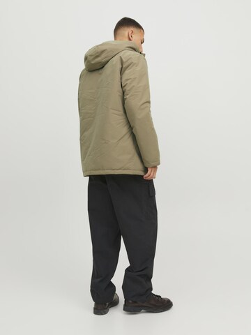 Parka mi-saison 'Loop' JACK & JONES en vert