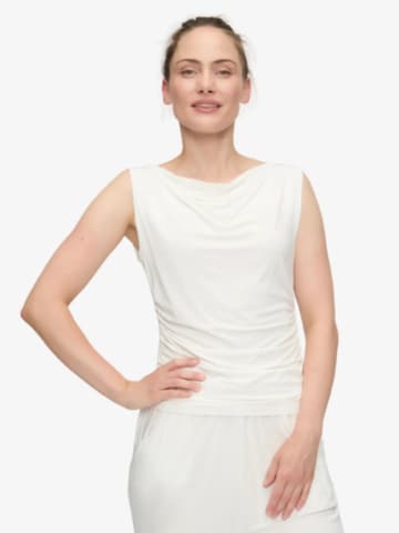 CURARE Yogawear Sporttop 'Sporty Elegant Top - Soft White'‌‌‌‌ in Weiß