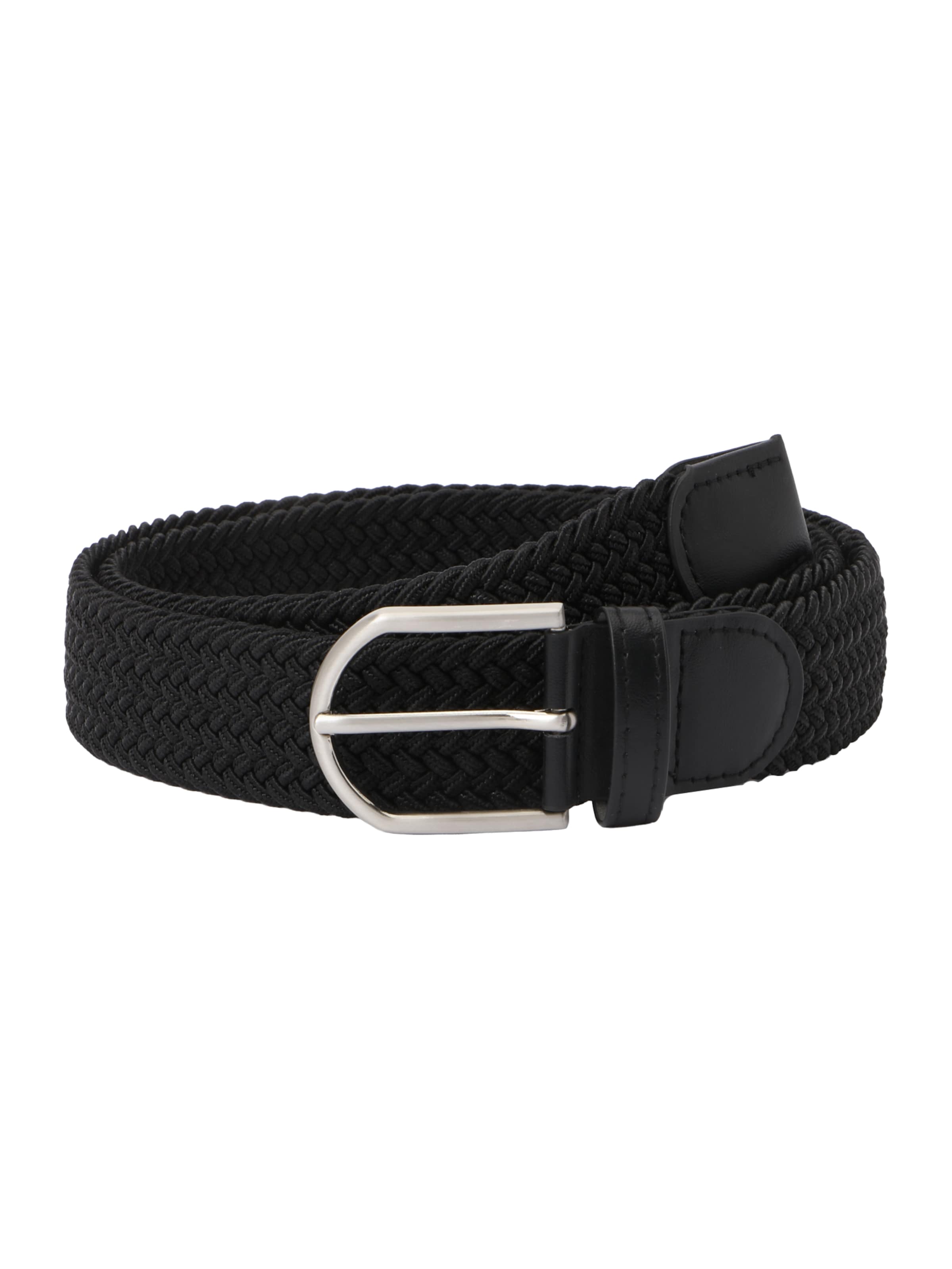 JACK & JONES Gürtel in Schwarz: Vorderseite