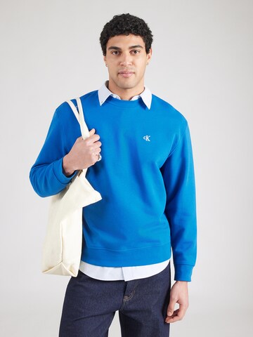Calvin Klein Jeans Sweatshirt in Blue: front