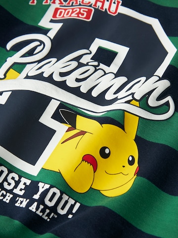 NAME IT Collegepaita 'NMMJosef Pokemon' värissä vihreä