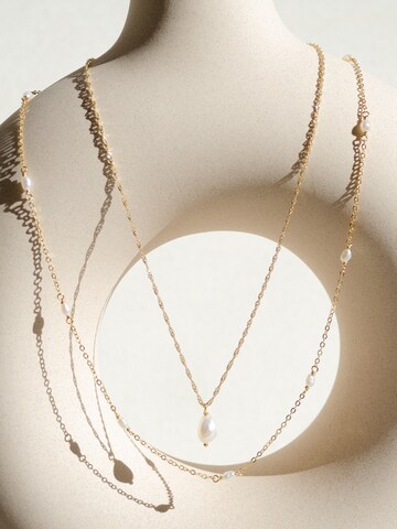 Hey Happiness Kette 'Perlen Duo' in Gold