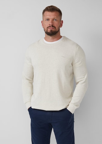 Pull-over s.Oliver en blanc : devant