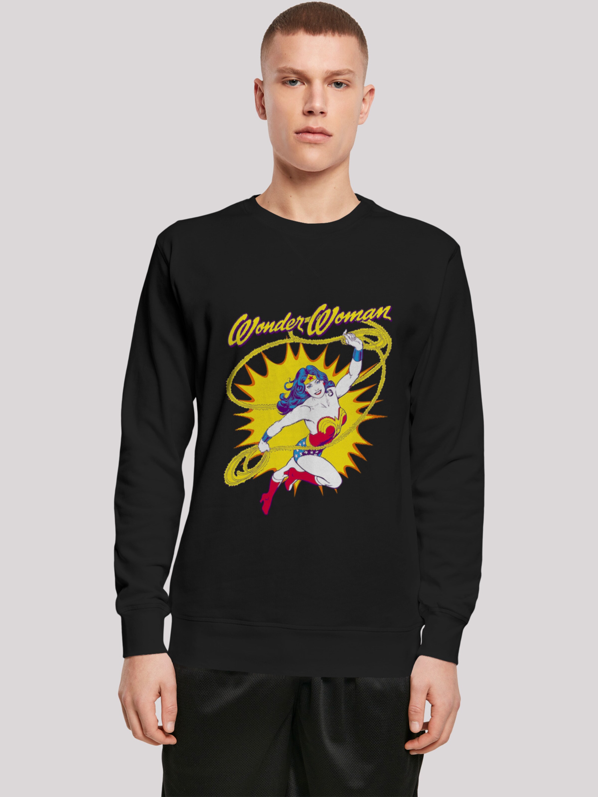 Männer Sweat F4NT4STIC Sweatshirt 'DC Comics' in Schwarz - NZ70143 Männer Sweat F4NT4STIC Sweatshirt 'DC Comics' in Schwarz - NZ70143