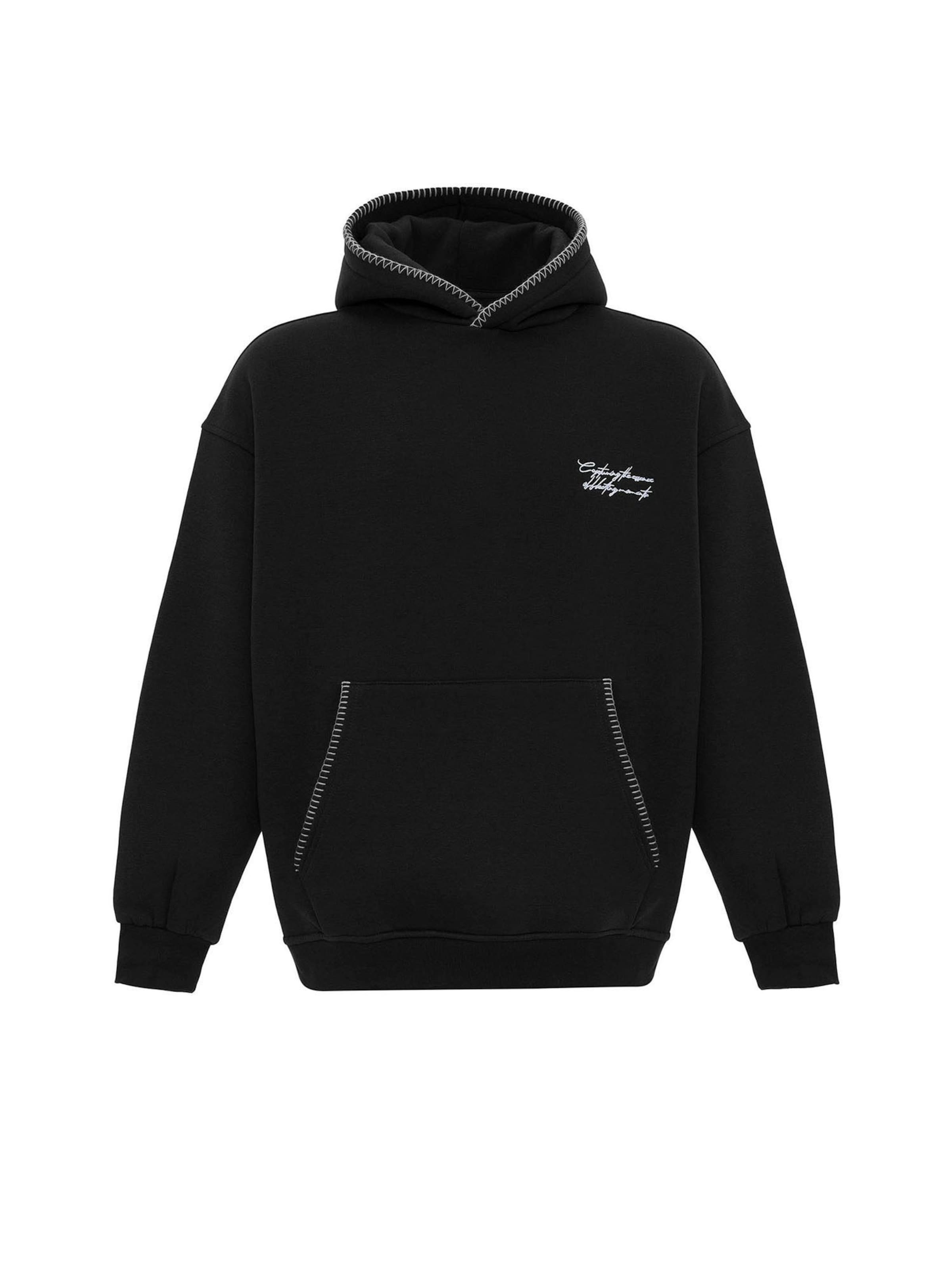 Felpa di Dandalo in nero: frontale