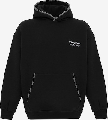 juoda Dandalo Megztinis be užsegimo: priekis