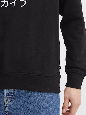 !Solid Sweatshirt 'Emiliano' in Black