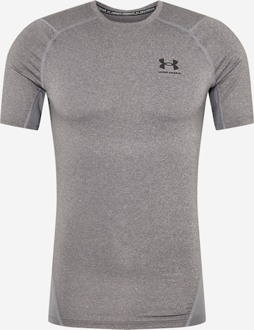 UNDER ARMOUR Funkční tričko – šedá: přední strana