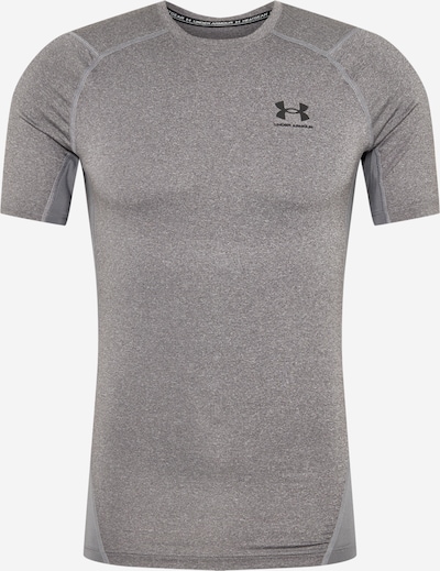 UNDER ARMOUR Funktionsshirt in grau / schwarz / weiß, Produktansicht