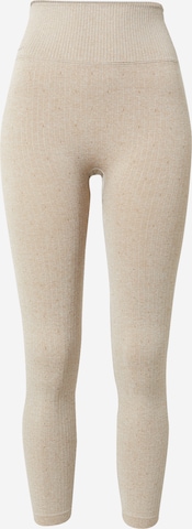 MAGIC Bodyfashion Skinny Leggings in Beige: front