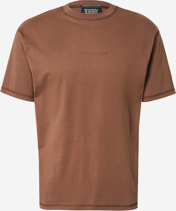 ruda SCOTCH & SODA Marškinėliai 'Seasonal Core': priekis