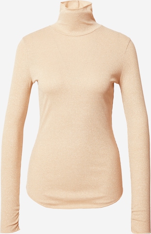 BOSS Orange T-shirt 'Epex' i beige: framsida