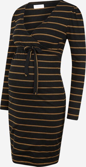 MAMALICIOUS Jurk in de kleur Goud / Zwart, Productweergave