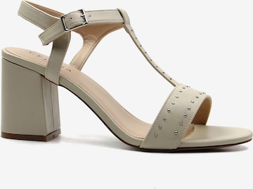 Celena - Sandalias con hebilla 'Carita' en beige