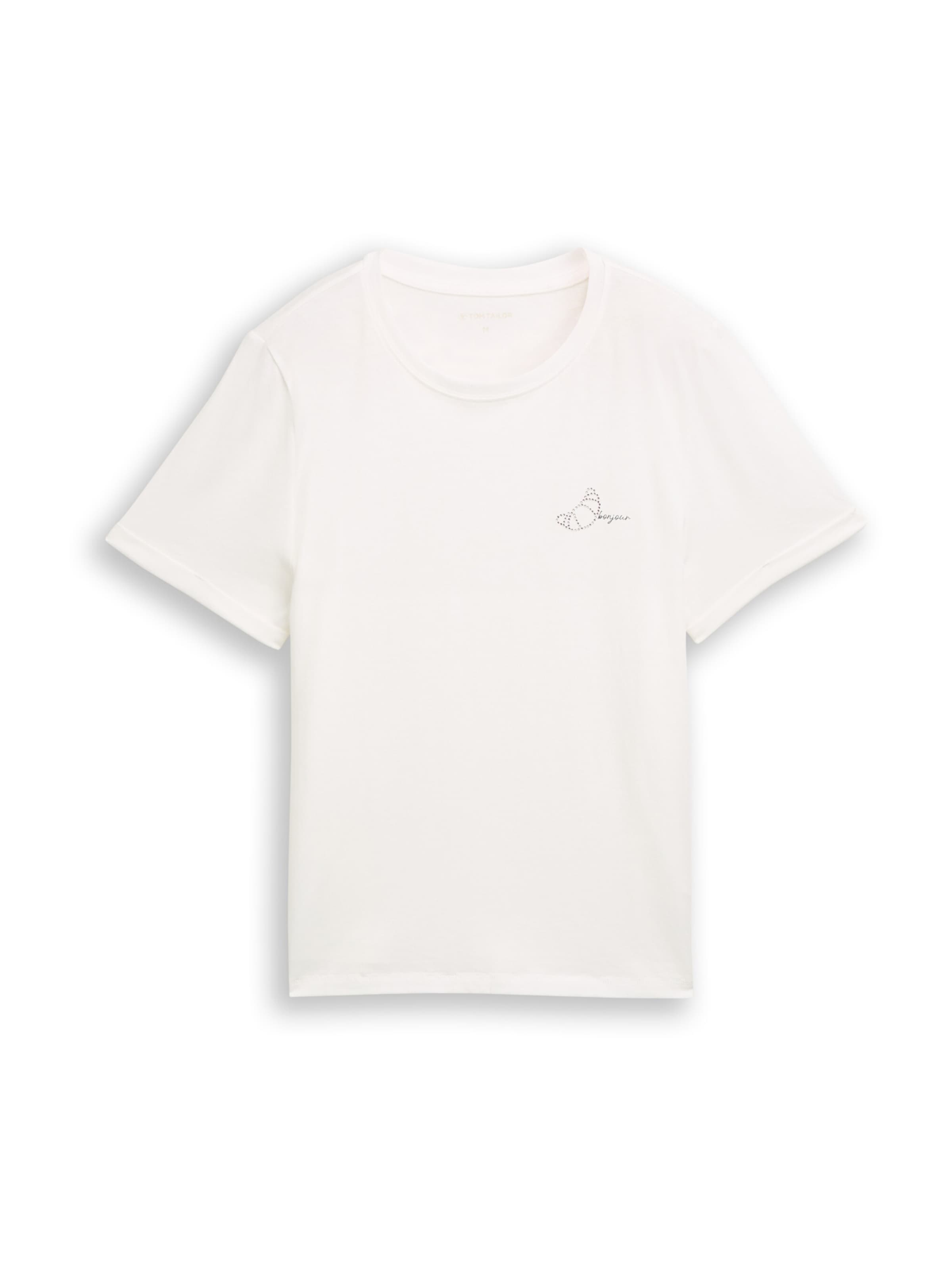 TOM TAILOR Shirt in White: front