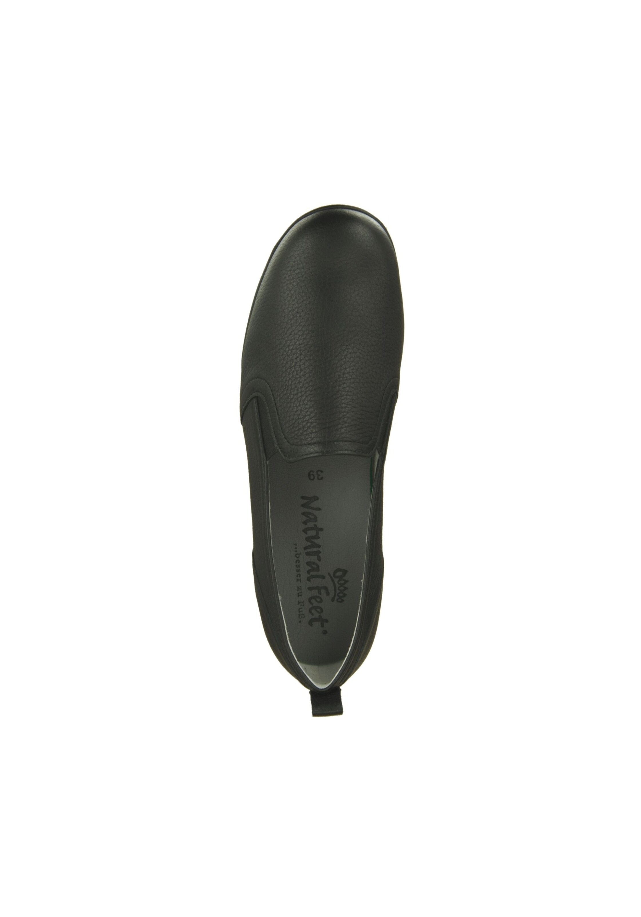 Natural Feet Slipper 'Clara' in Schwarz