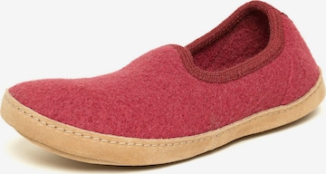 Gottstein Hausschuh 'Walkpantoffel Cheyenne' in Rot: Vorderseite