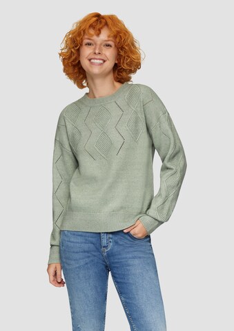 QS Sweater in Green: front