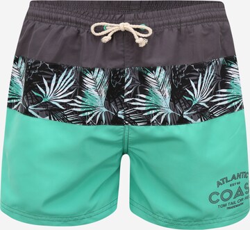 TOM TAILOR Badeshorts in Grau: front