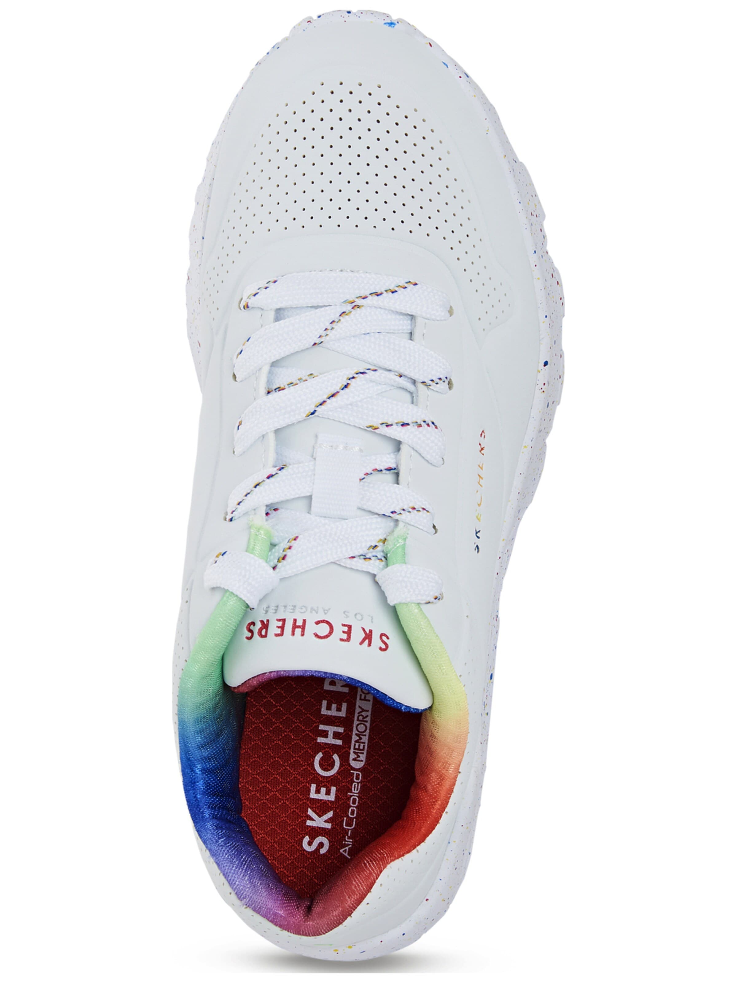 SKECHERS - Calzado deportivo 'Uno Lite - Rainbow S' en blanco