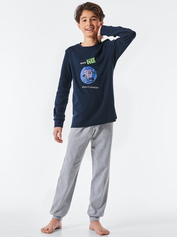 SCHIESSER Pajamas in Blue