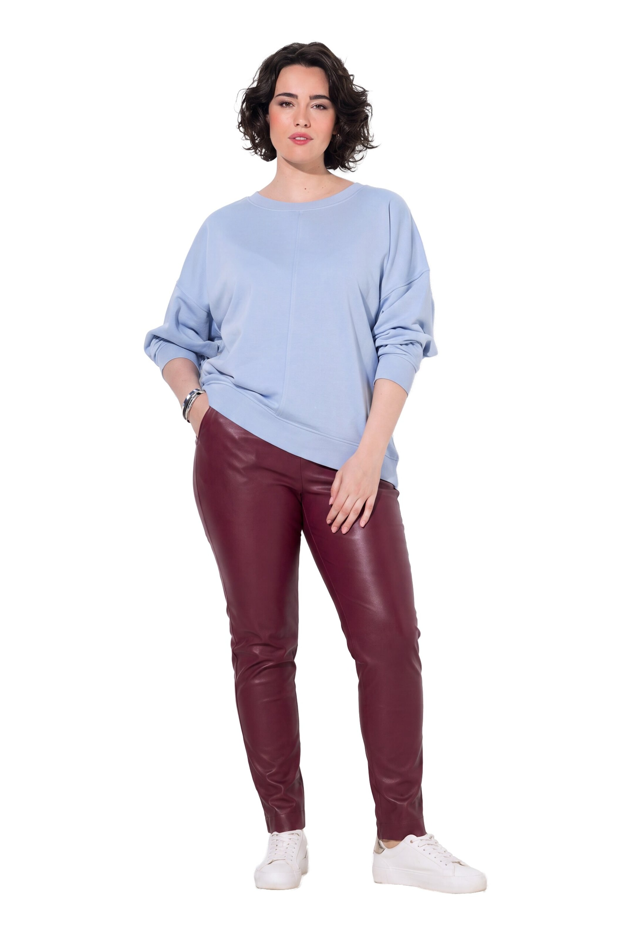 Ulla Popken Skinny Hose in Rot