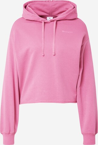 Champion Authentic Athletic Apparel - Sudadera en rosa: frente