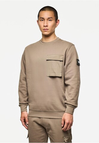 Weekend Offender Sweatshirt 'Neve' in Bruin: voorkant
