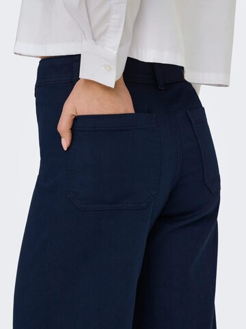 JDY Baggy Broek 'Iris' in Blauw: voorkant