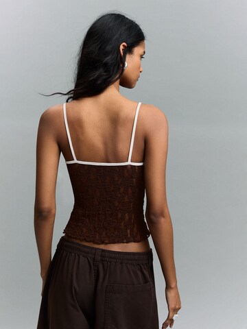 Haut Bershka en marron