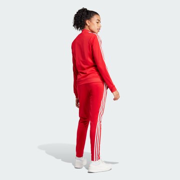 ADIDAS SPORTSWEAR Treenipuku 'Essentials' värissä punainen